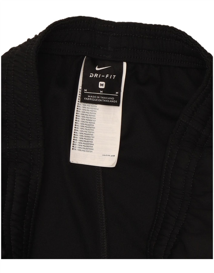 NIKE Mens Tracksuit Trousers Joggers Medium Black Polyester Sports