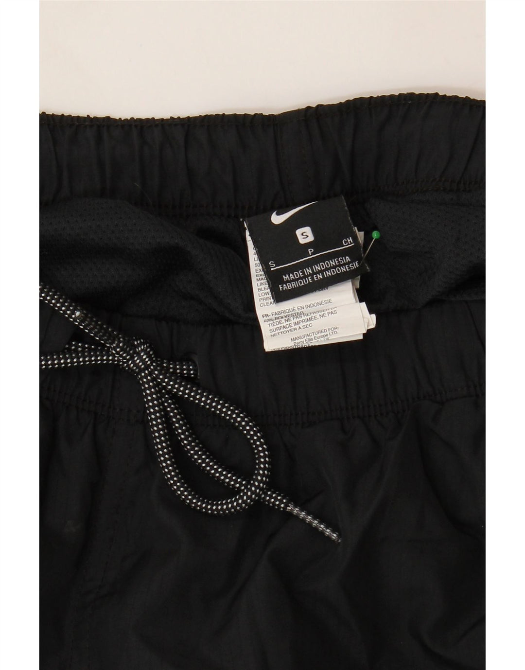NIKE Mens Cargo Swimming Shorts Small  Black Polyester