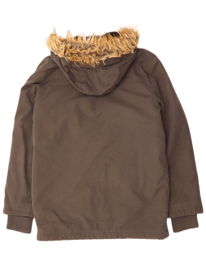 Parka con cappuccio Animal Boys 13-14 anni Grigio
