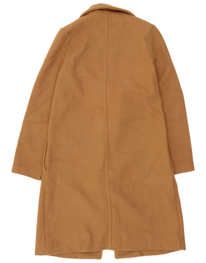 Soprabito aperto da donna Zara UK 10 piccolo poliestere marrone