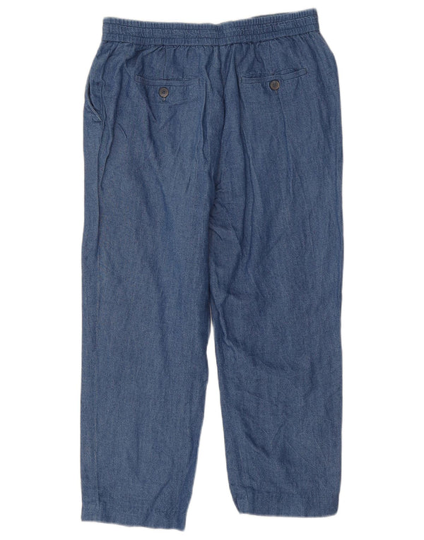 Pantaloni chino affusolati da donna Massimo Dutti EU 38 Small W28 L22 Blu