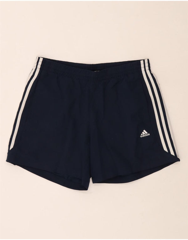 Pantaloncini sportivi ADIDAS da uomo Climalite medio poliestere blu navy