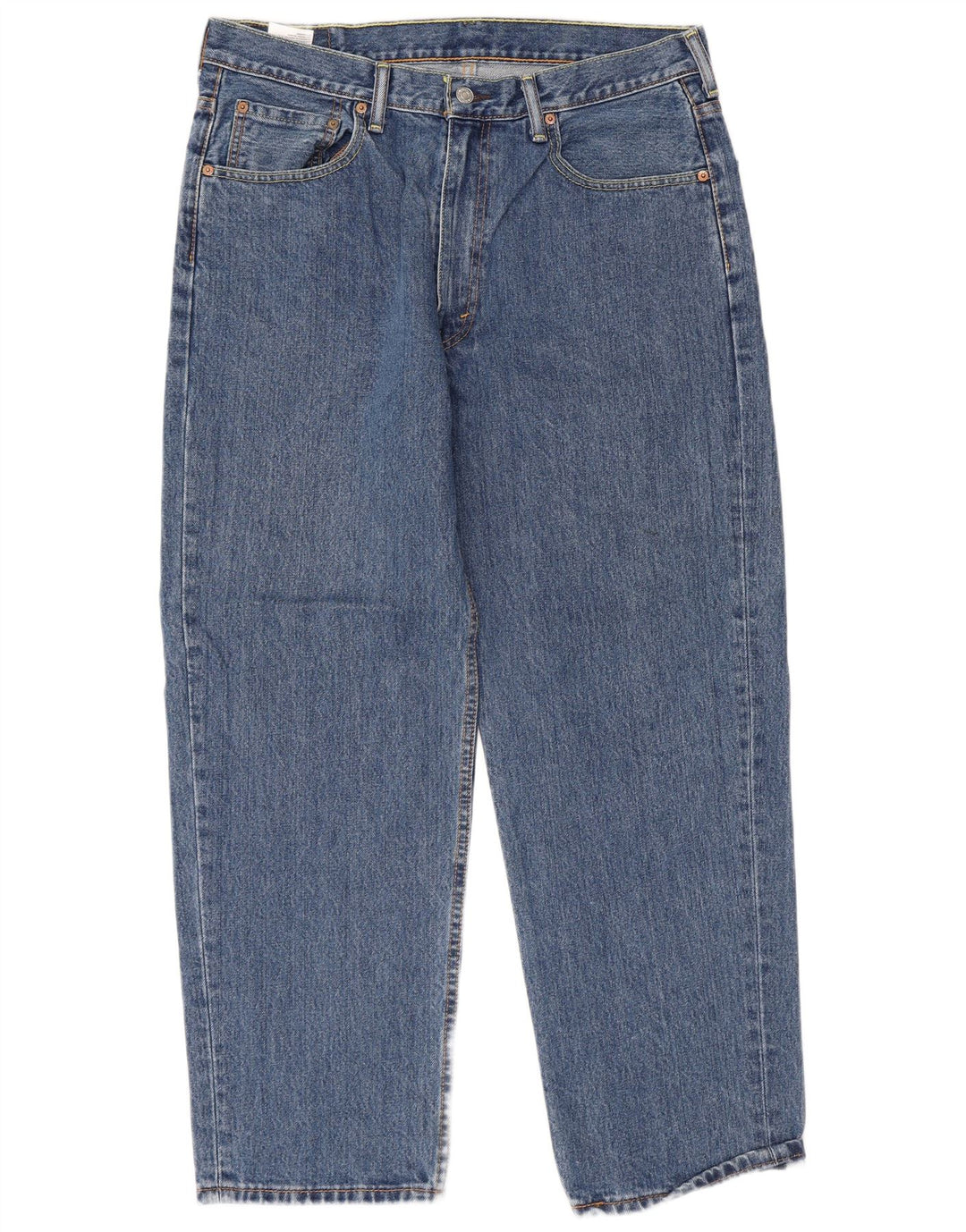 Jeans dritti da uomo Levi's vestibilità rilassata W36 L29 cotone blu