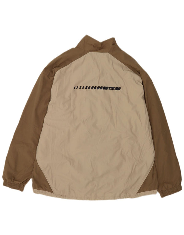 Giacca da ginnastica grafica da uomo Nike UK 45/47 XL Beige Colourblock