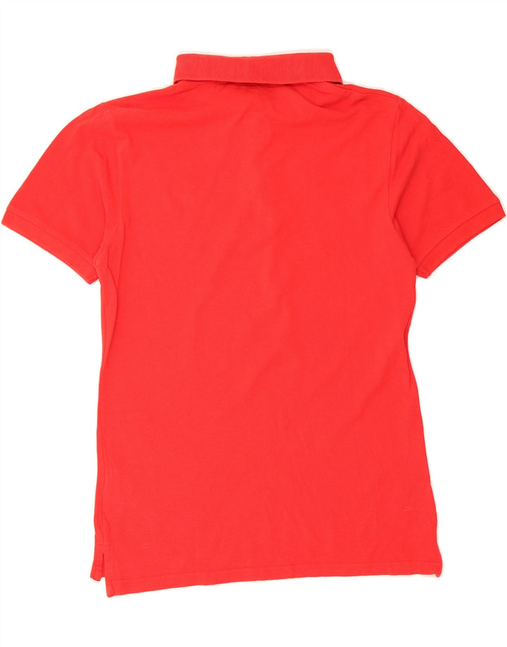 TRUSSARDI Mens Polo Shirt Medium Red Cotton Vintage Trussardi and Second-Hand Trussardi from Messina Hembry 