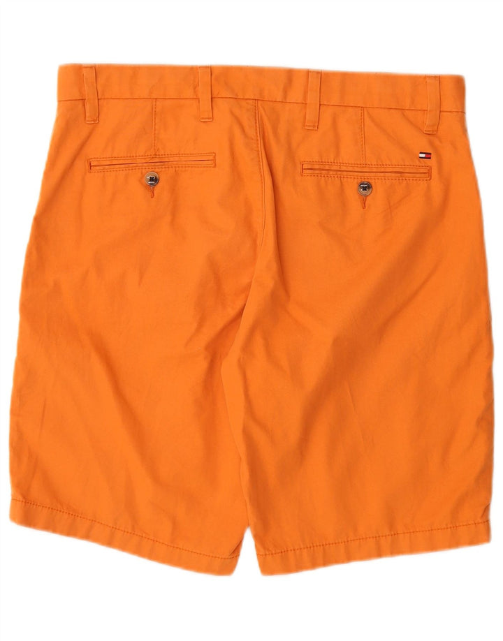 Pantaloncini chino da uomo Tommy Hilfiger W34 Large in cotone arancione