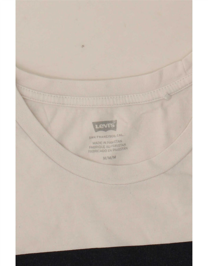 T-shirt grafica da donna Levi's Top UK 14 Medium White