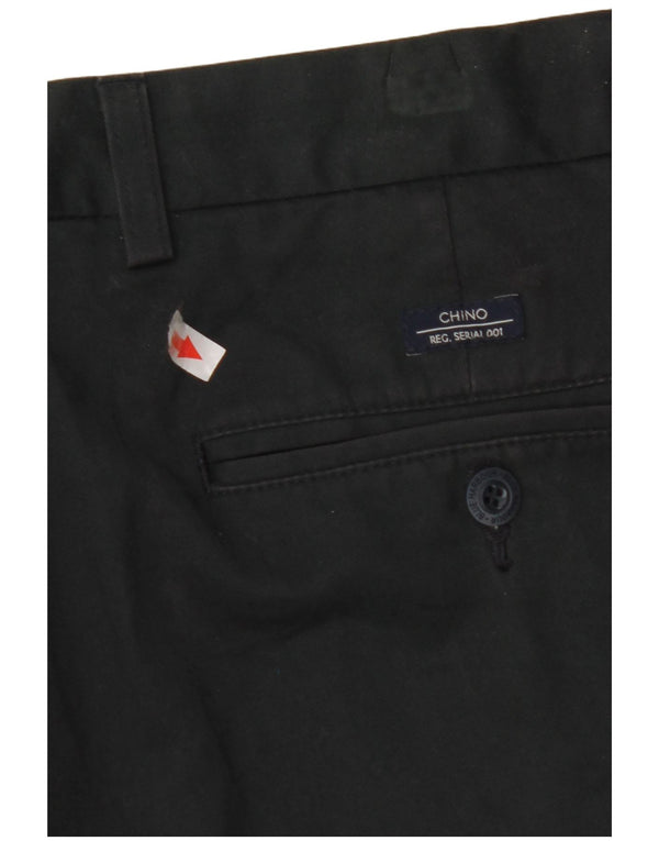Pantaloni chino dritti Marks & Spencer da uomo blu Harbour W38 L29 Navy