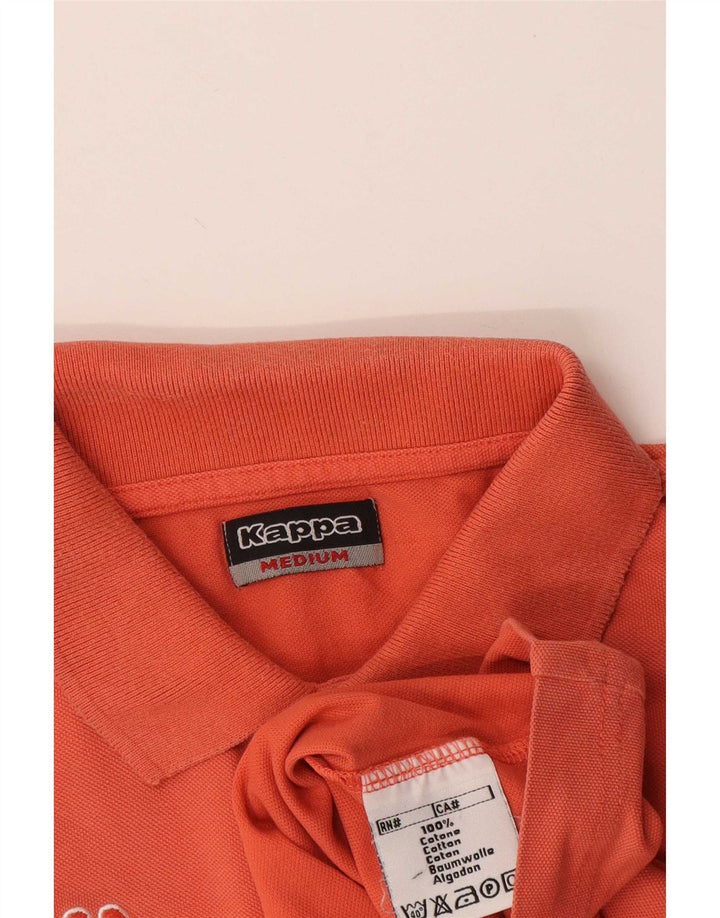 Polo Kappa Uomo Cotone Arancione Medio