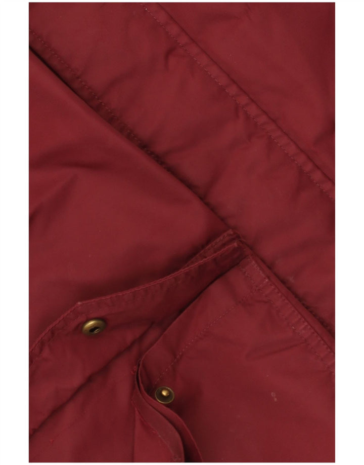 Giacca Parka con cappuccio da uomo Vans UK 38 nylon medio bordeaux