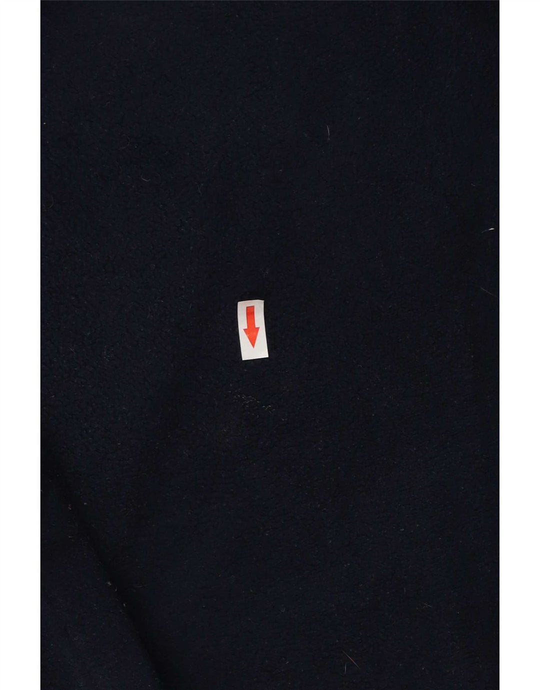 Maglione in pile da uomo Kappa con zip e collo medio in poliestere blu navy