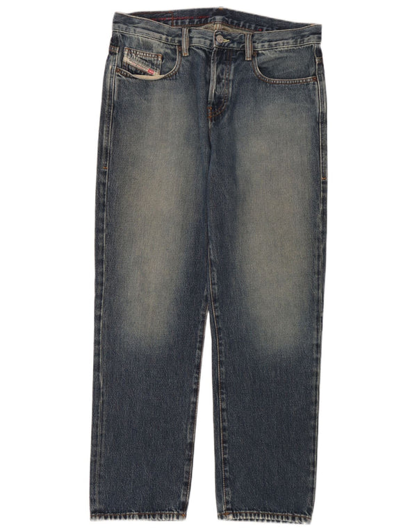 Jeans dritti da uomo Diesel W32 L30 cotone blu
