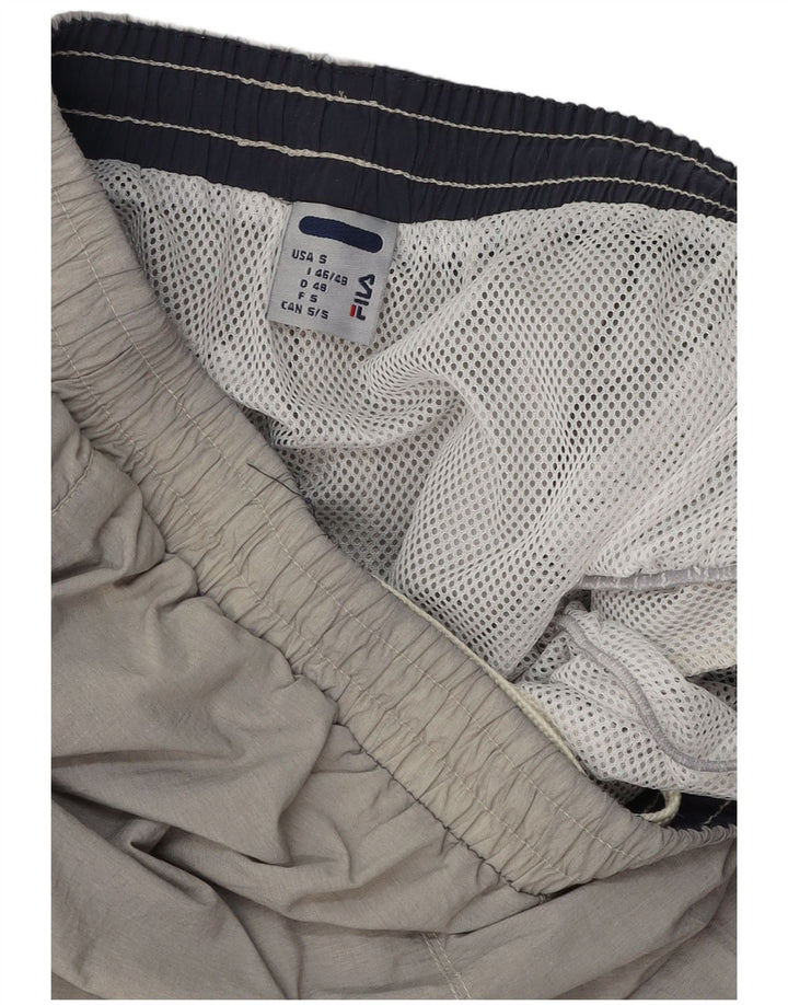 FILA Mens Swimming Shorts Small Grey
