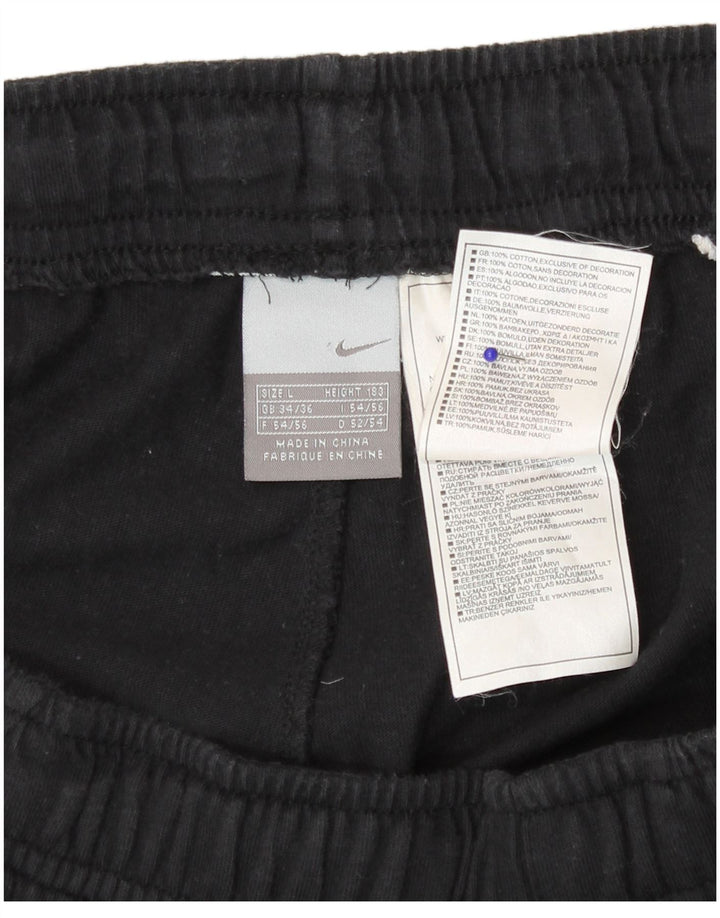 Pantaloncini sportivi Nike da uomo grandi in cotone nero