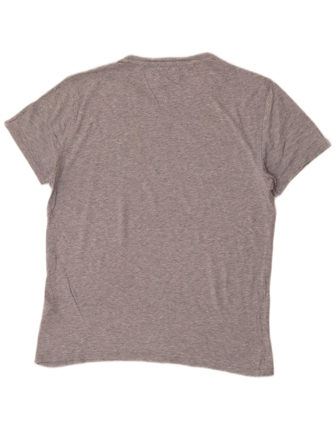 T-shirt da uomo vestibilità regolare Tommy Hilfiger Top Small in cotone grigio