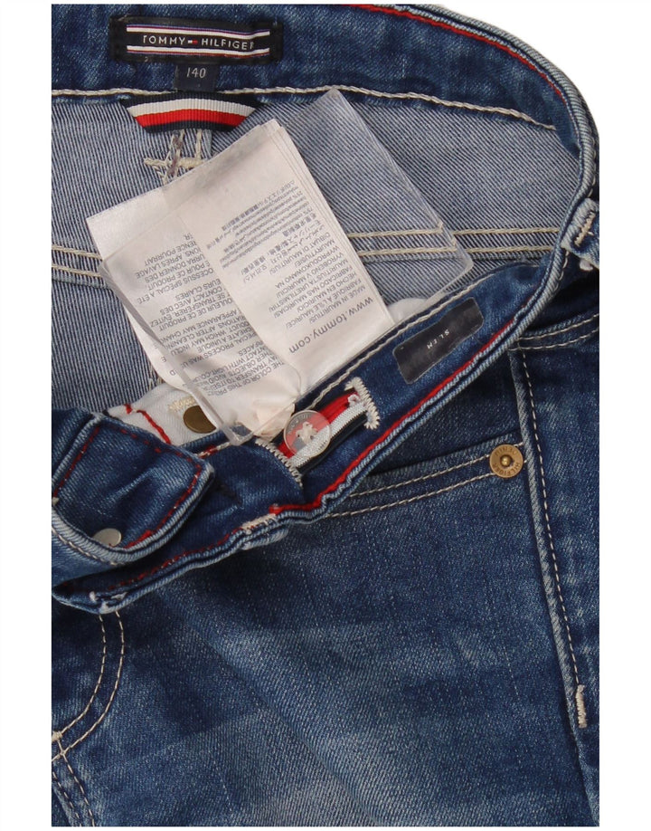 TOMMY HILFIGER Jeans slim da bambino 9-10 anni W26 L24 Cotone blu