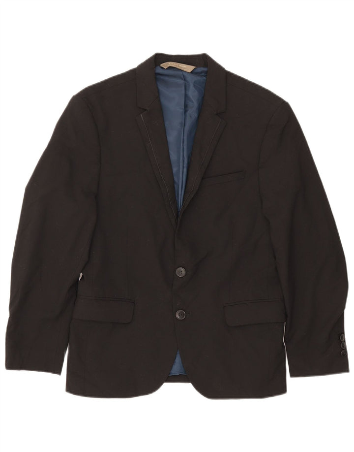 Giacca blazer da uomo a 2 bottoni Zara EU 44 XS poliestere nero