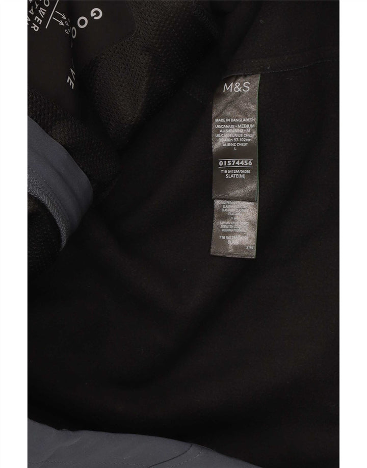 Giacca da ginnastica da uomo Marks & Spencer grande in poliestere blu navy