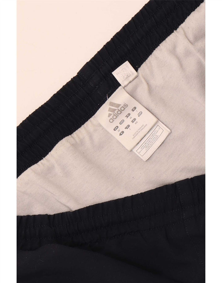 Pantaloncini sportivi da uomo Adidas grandi sportivi in poliestere blu navy