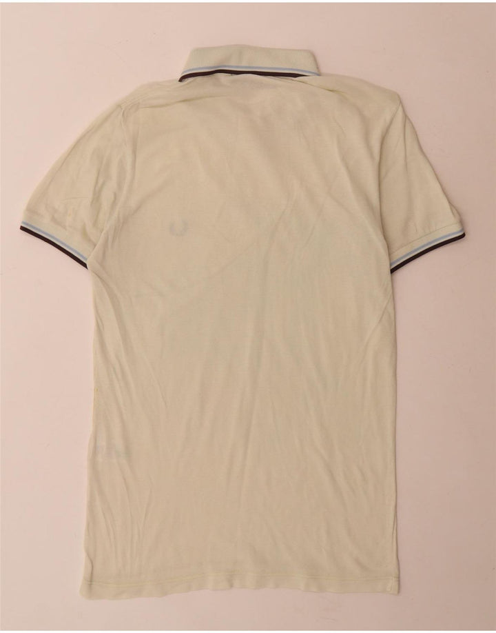 Polo da uomo Fred Perry piccola in cotone a righe verdi