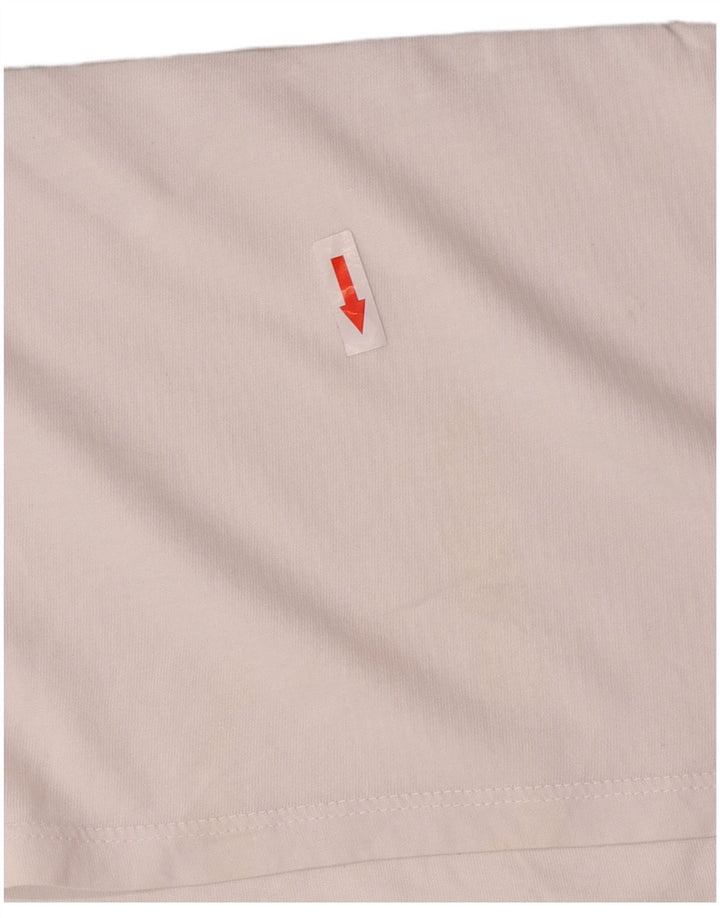 Guess Top grafico da donna manica 3/4 UK 10 Small Grigio