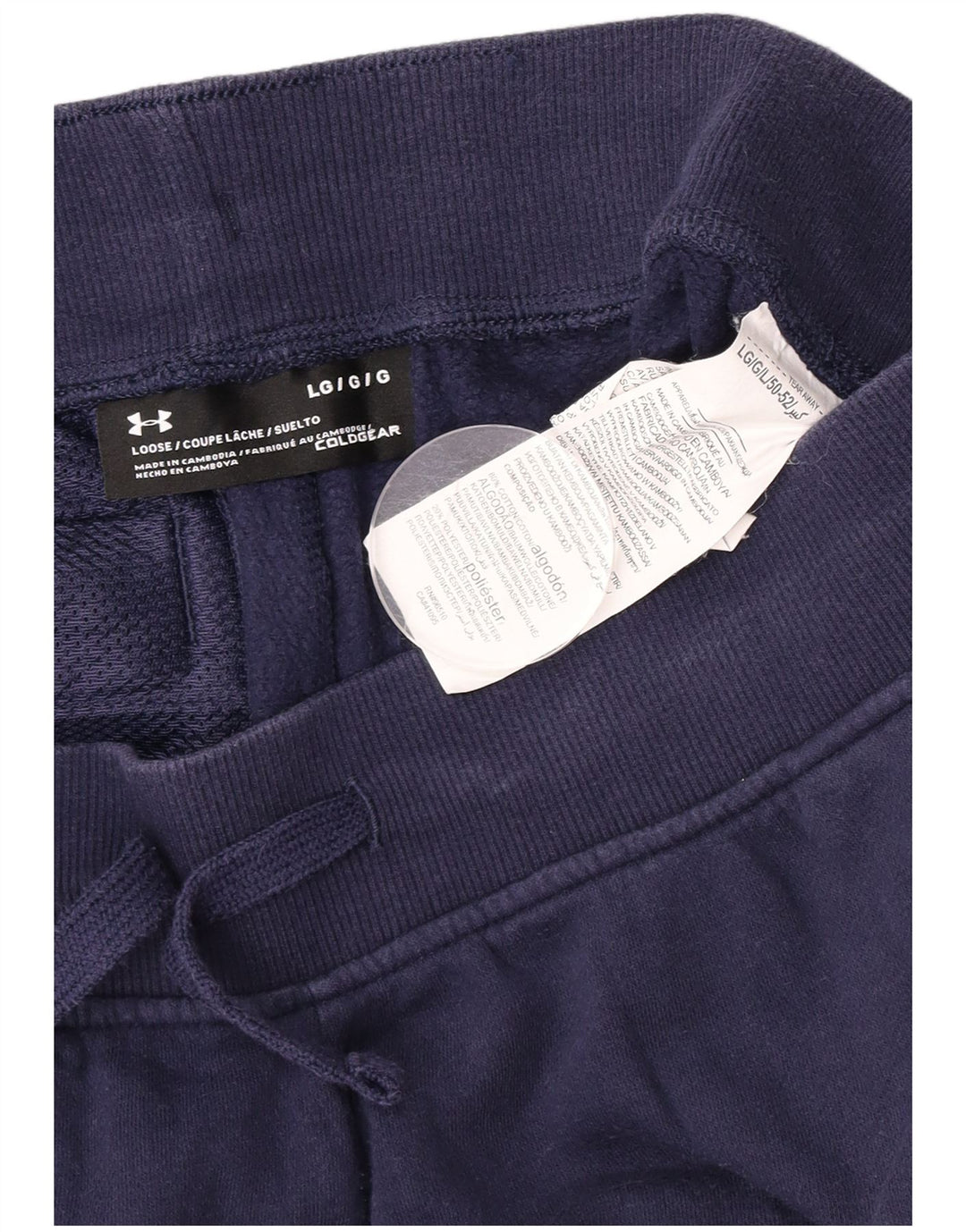 Pantaloni da tuta da uomo Under Armour Cold Gear Joggers Large Blu Navy
