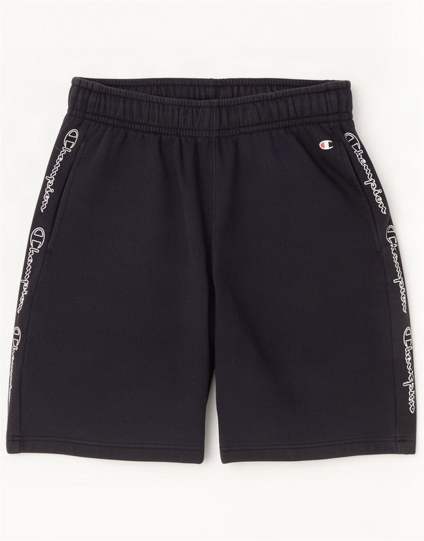 Champion Pantaloncini sportivi con grafica da uomo Small Blu navy in cotone color block