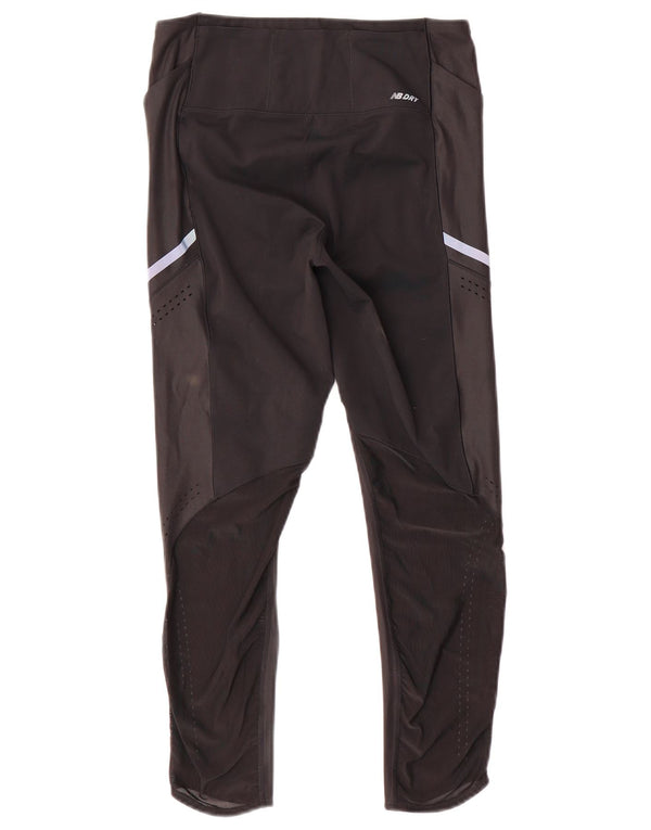 Leggings da donna New Balance UK 12 poliestere nero medio