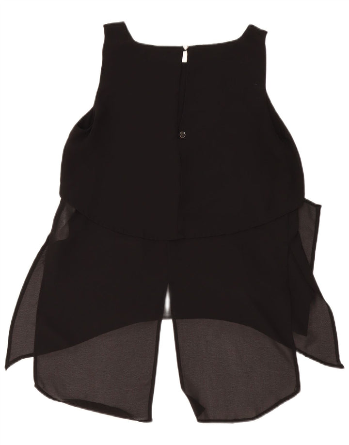 Blusa Senza Maniche Donna Liu Jo IT 42 Medio Nero Poliestere