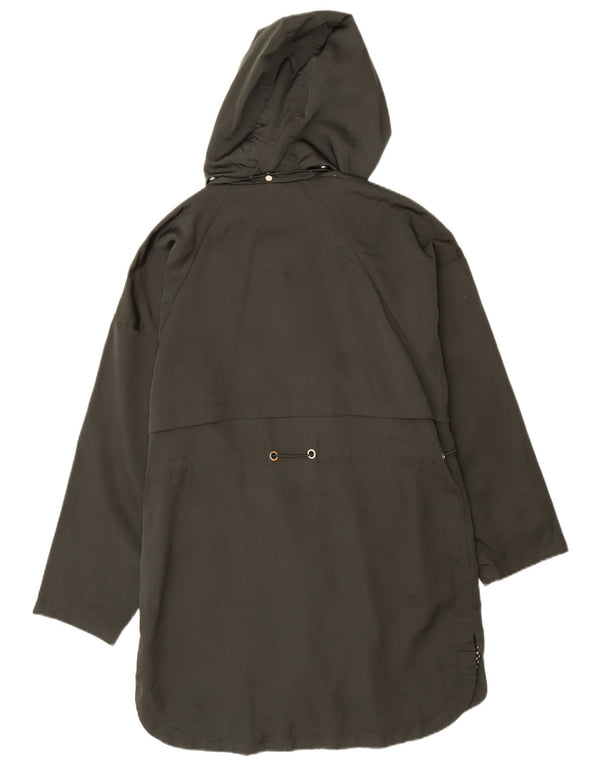 Parka oversize con cappuccio da donna Zara UK 6 XS poliestere kaki