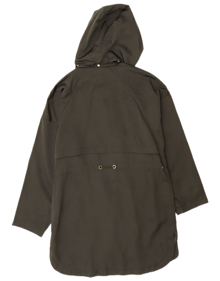 Parka oversize con cappuccio da donna Zara UK 6 XS poliestere kaki