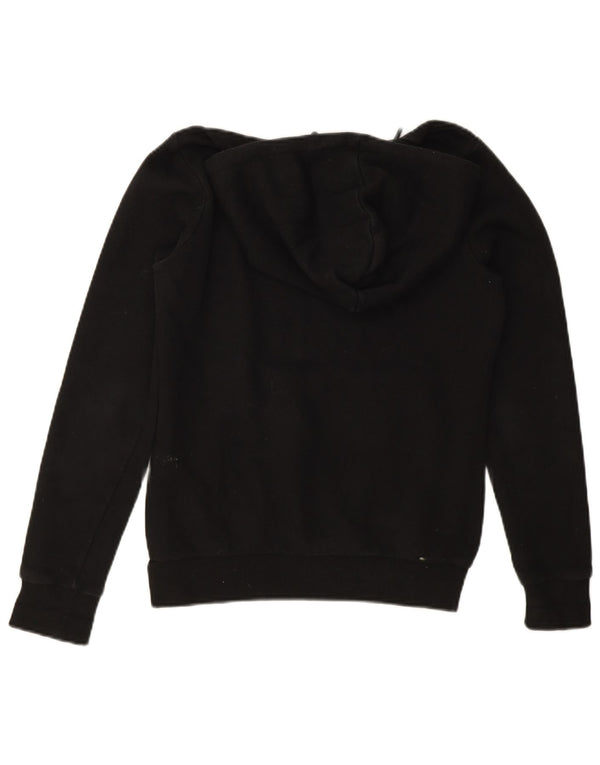 Felpa con cappuccio oversize grafica da donna Puma UK 6 XS cotone nero