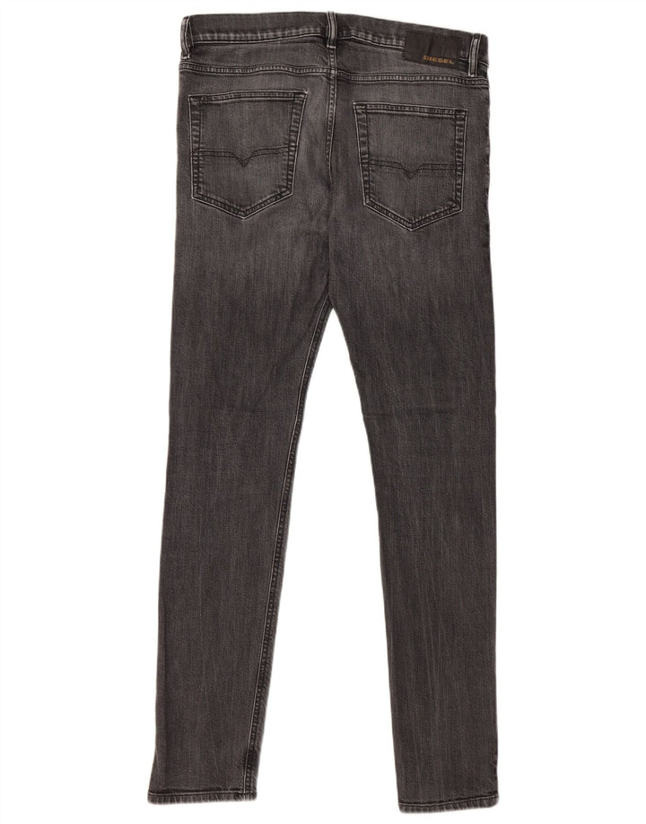 DIESEL Jeans slim D-Luster da uomo W32 L32 cotone grigio