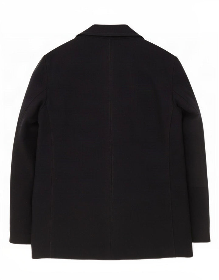 Cappotto da marinaio da uomo Slam UK 40 grande lana blu navy
