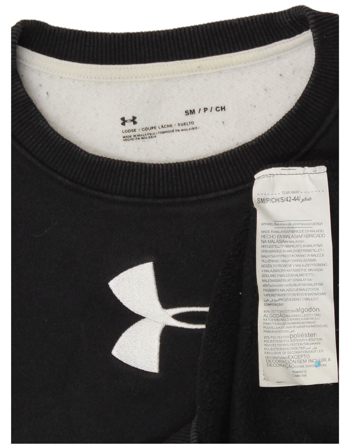 Felpa da donna UNDER ARMOUR UK 10 Small Black Colourblock