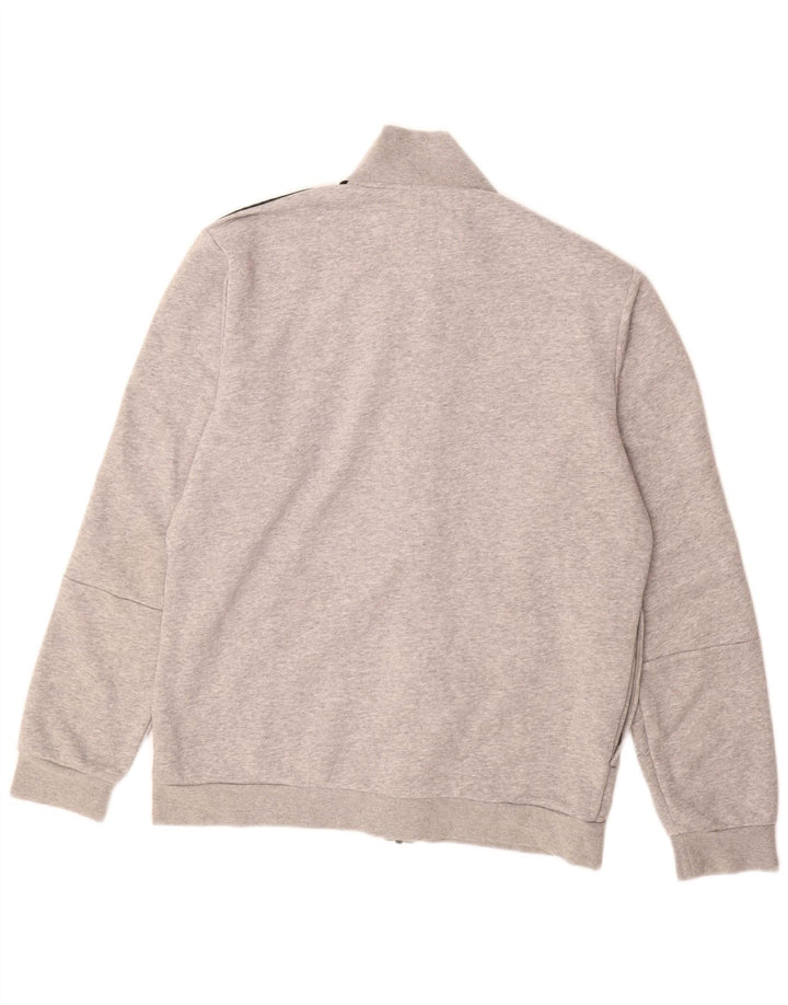 Giacca da tuta da uomo ADIDAS UK 44/46 grande cotone grigio