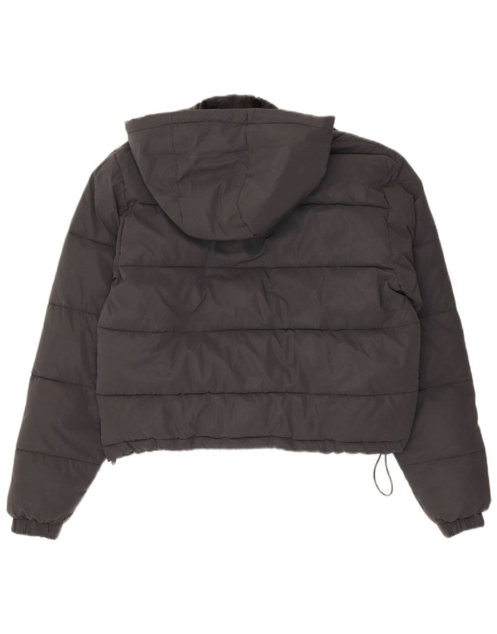 Giacca imbottita con cappuccio da donna Ellesse UK 14 nylon nero medio