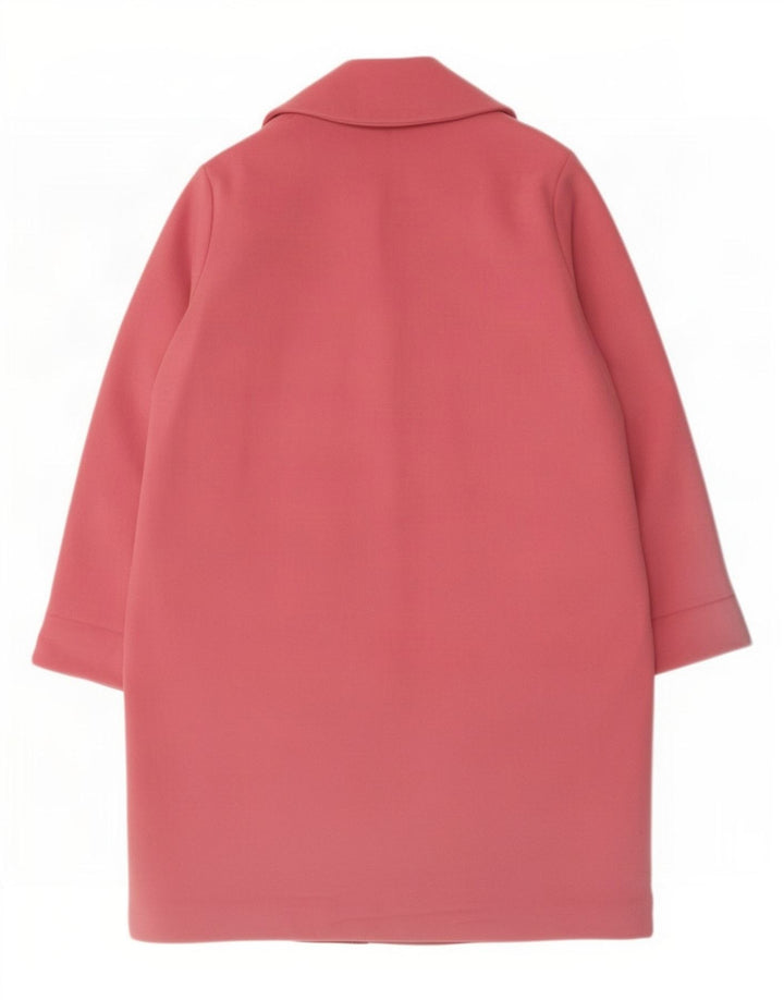 Cappotto da donna Marks & Spencer UK 14 grande poliestere rosa