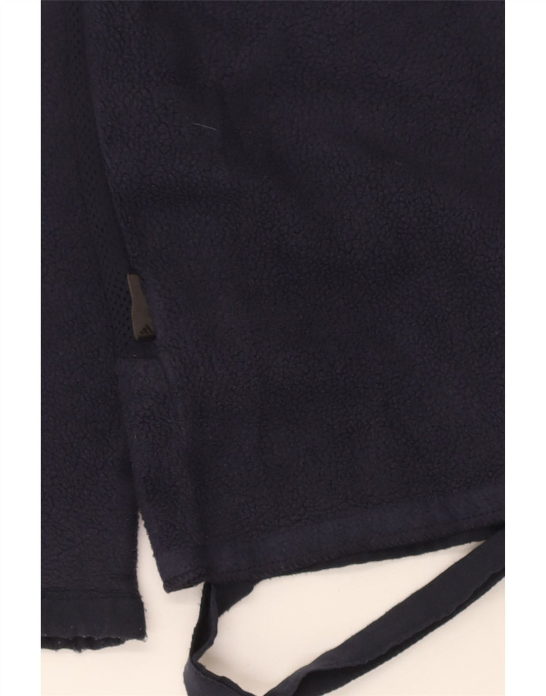 Giacca in pile da uomo Adidas UK 42/44 grande poliestere blu navy