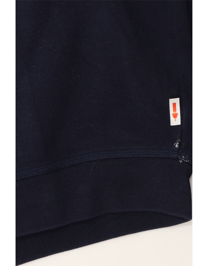 Giacca da tuta da uomo LACOSTE taglia 4 media cotone blu navy