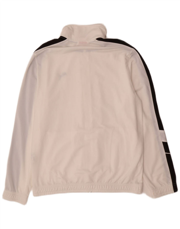 Giacca da ginnastica da uomo Puma Small in poliestere bianco