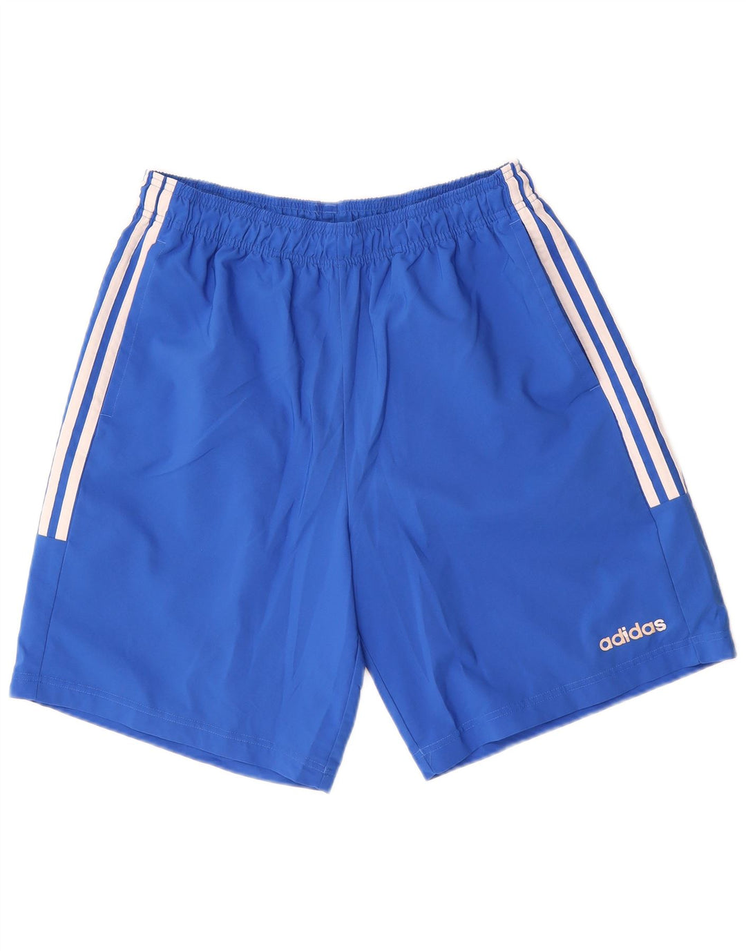 Pantaloncini sportivi Adidas da uomo grandi in poliestere blu