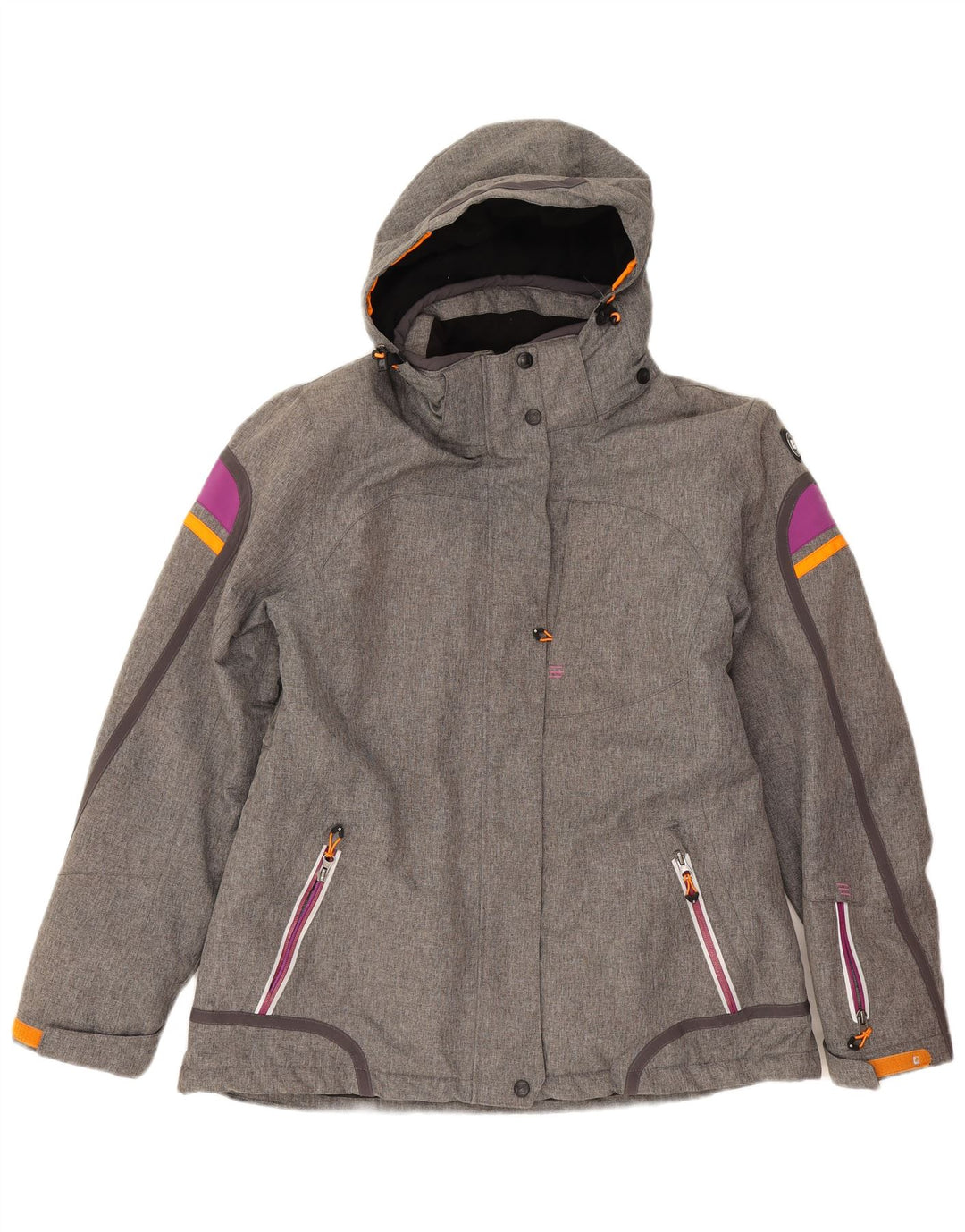 Giacca a vento con cappuccio da donna Killtec IT 44 Medium Grey Colourblock