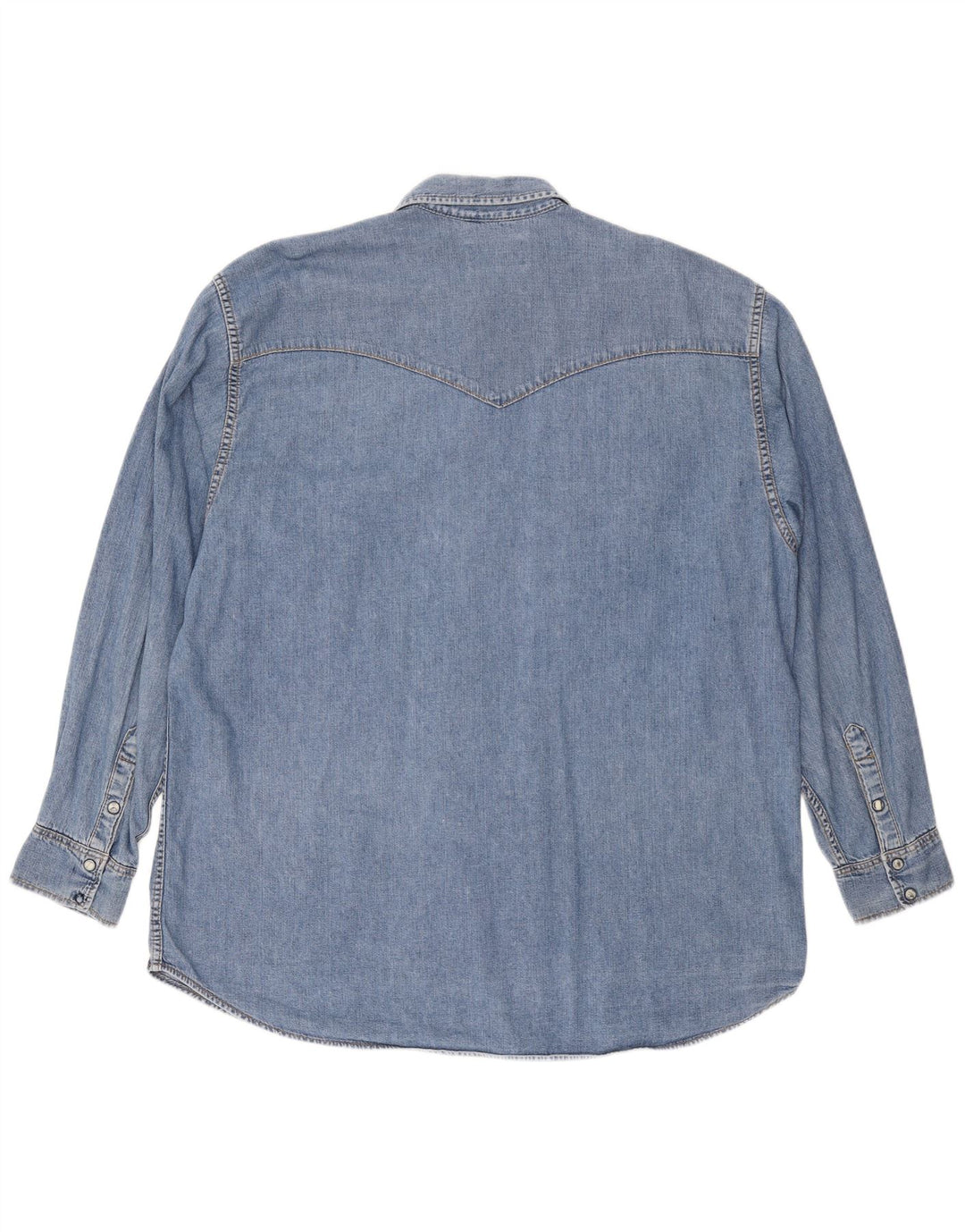 Camicia in denim da uomo LEE 2XL cotone blu