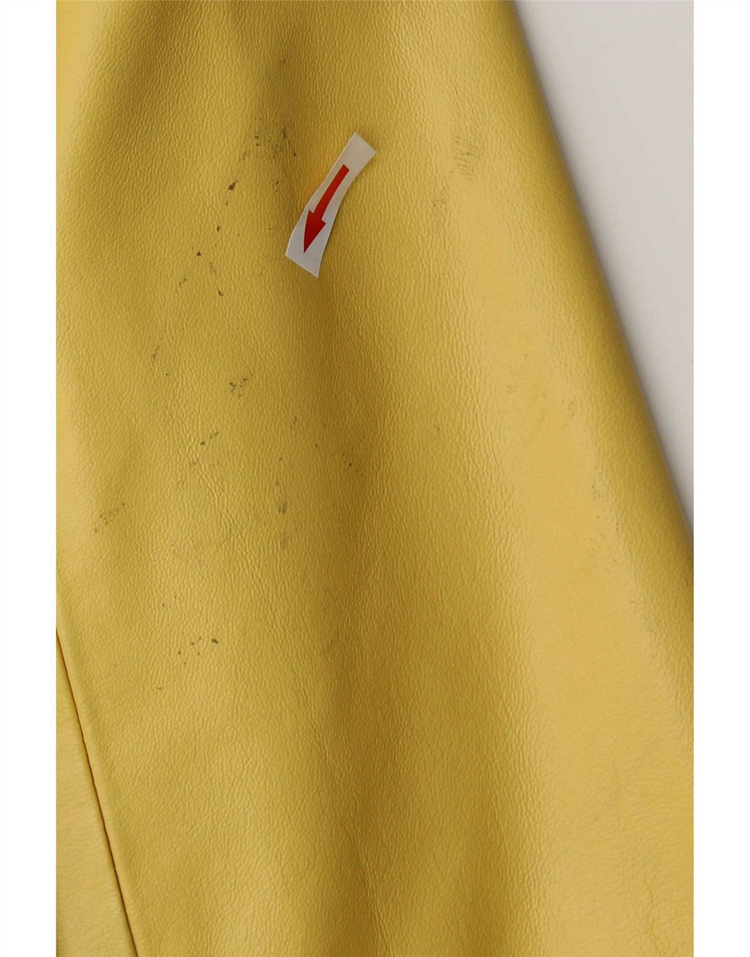 Giacca in pelle con zip da donna DINO' Z UK 12 Pelle gialla media