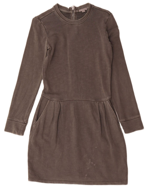 Abito basic a maniche lunghe da donna Gap UK 6 XS cotone grigio