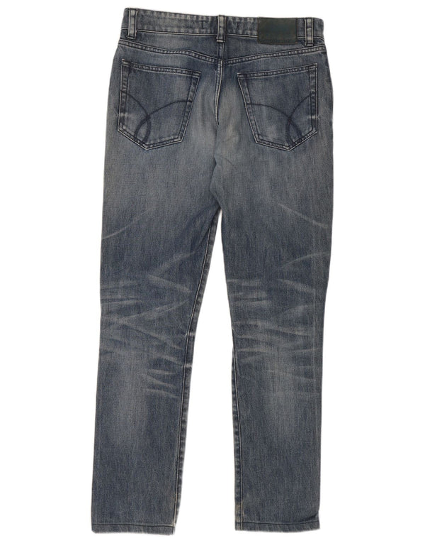 Jeans slim da uomo Calvin Klein W29 L29 cotone blu