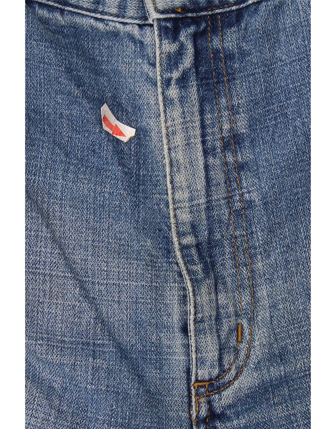 Jeans dritti Wrangler da uomo Texas invecchiati W40 L32 cotone blu