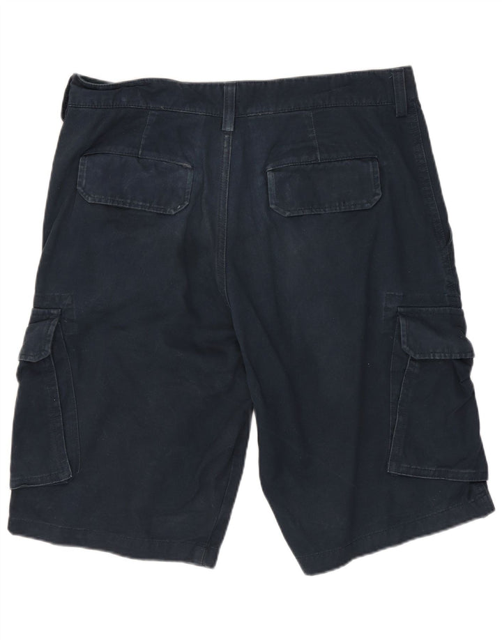 Pantaloncini cargo da uomo Lyle & Scott W30 cotone blu navy medio