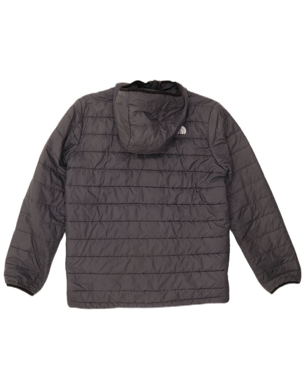 THE NORTH FACE Giacca imbottita con cappuccio per ragazzi 14-15 anni XL Poliestere grigio